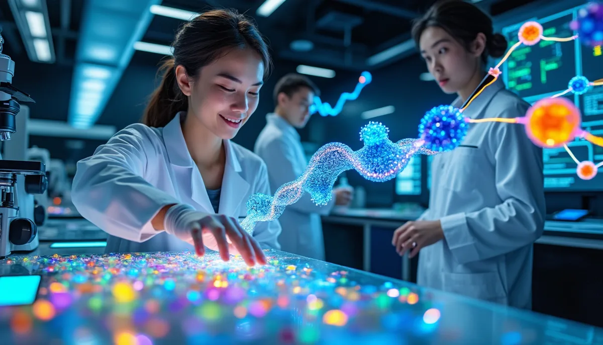 AlphaFold repliement protéines : forme tridimensionnelle prédite à partir d'une séquence d'acides aminés