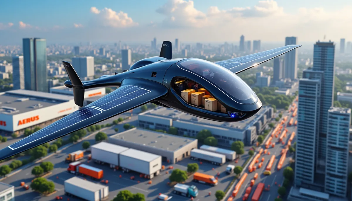 Drone cargo piloté par IA en vol : logistique aérienne autonome et livraison longue distance