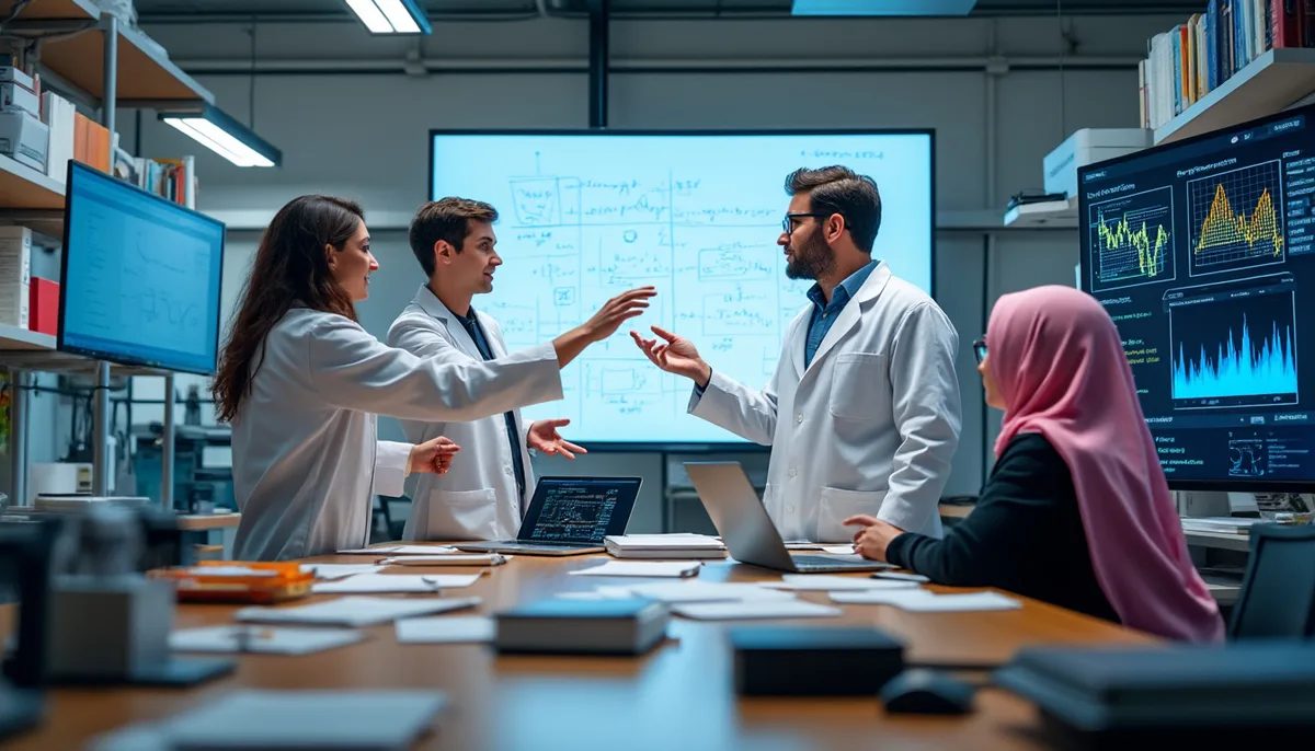 Processeur quantique illustrant la convergence entre informatique quantique et IA