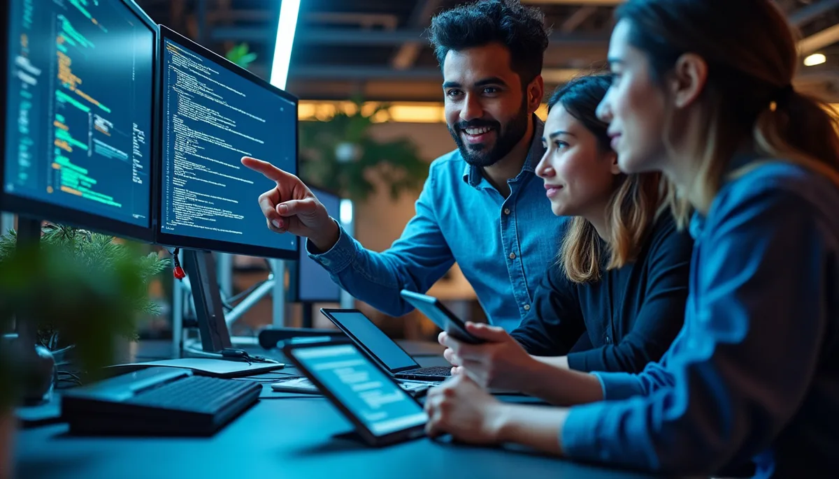 Techniques de prompt engineering : clavier projetant des consignes structurées vers un modèle