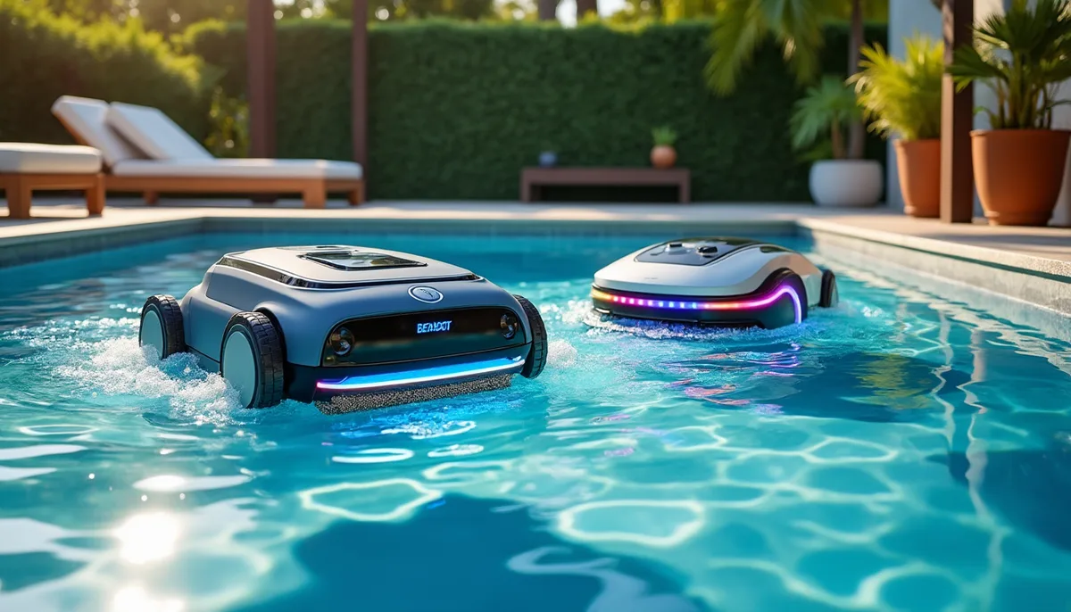 Robot agricole autonome effectuant un désherbage de précision dans un champ