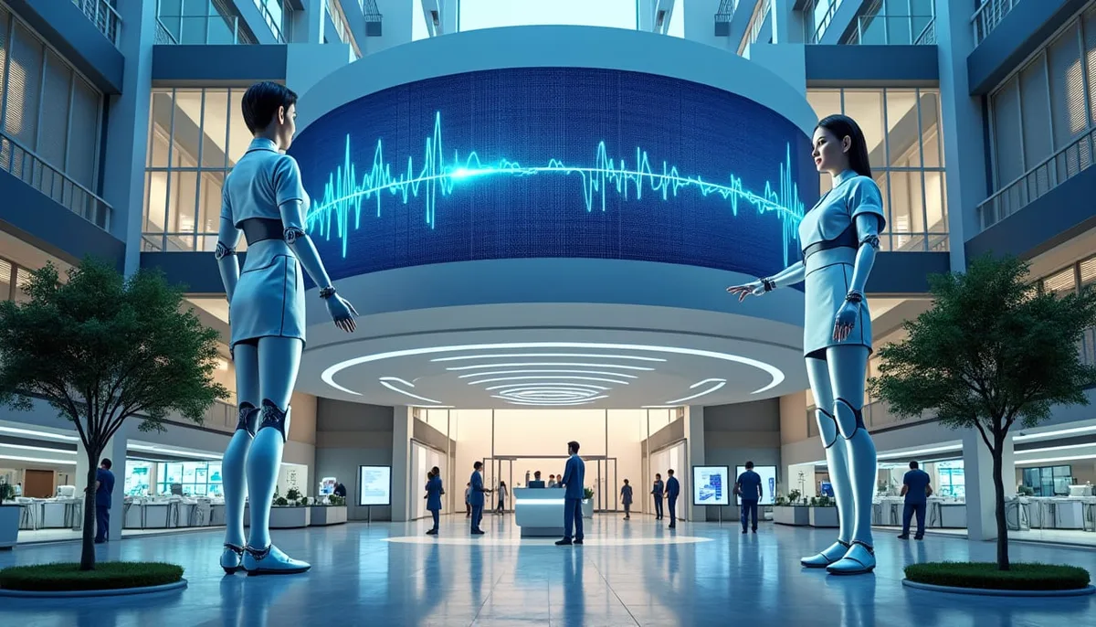 Centre de données futuriste symbolisant le projet Stargate OpenAI Oracle SoftBank à 500 milliards de dollars